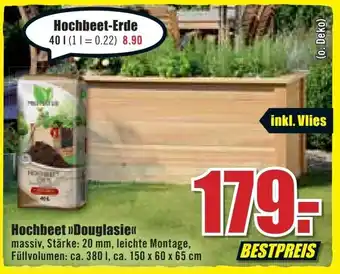 B1 Discount Baumarkt Hochbeet Douglasie Angebot