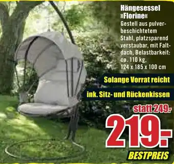 B1 Discount Baumarkt Hängesessel Florine Angebot