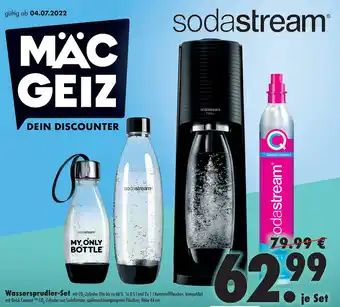 Mäc Geiz Sodastream Wassersprudler Set Angebot