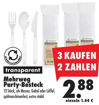 Mäc Geiz Mehrweg Party Besteck Angebot