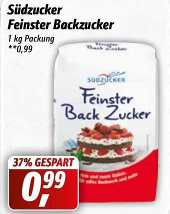 Simmel Südzucker Feinster Backzucker  1 kg Packung Angebot