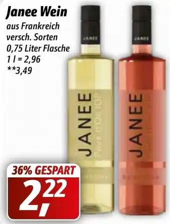 Simmel Janee Wein 0,75 Liter Flasche Angebot