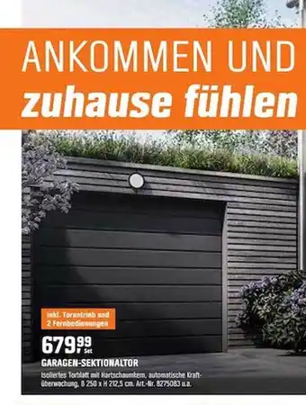 OBI Garagen-sektionaltor Angebot