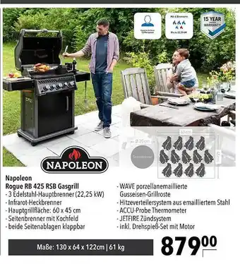 CITTI Markt Napoleon Rogue RB 425 RSB Gasgrill Angebot