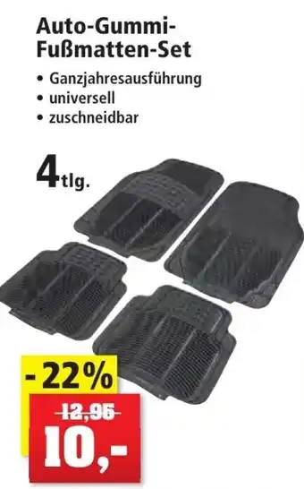 Thomas Philipps Auto Gummi Fußmatten Set 4tlg. Angebot