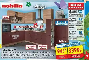 ROLLER Nobilia Einbauküche Angebot