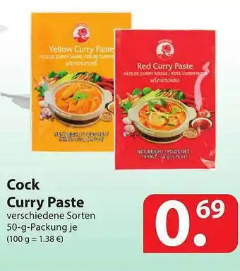 Famila Nord Ost Cock Curry Paste Angebot