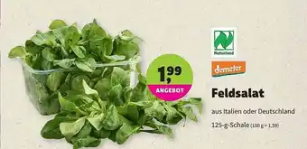 Biomarkt Demeter Feldsalat 125g Angebot