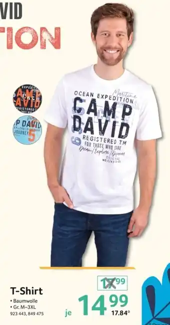 Selgros Camp David T-Shirt Gr. M-3XL Angebot