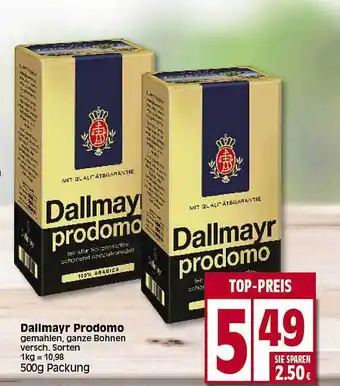 Elli Markt Dallmayr Prodomo Angebot