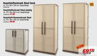 Poco ArtPlast Kunststoffschrank Steel hoch 70*39*165 Angebot