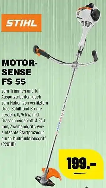 Leitermann Baumarkt Stihl Motor Sense FS 55 Angebot