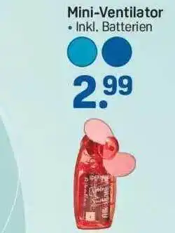 Rossmann Mini-ventilator Angebot