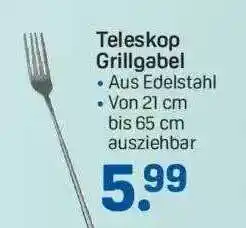 Rossmann Teleskop Grillgabel Angebot