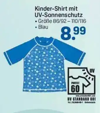 Rossmann Kinder Shirt Mit Uv Sonnenschutz Angebot