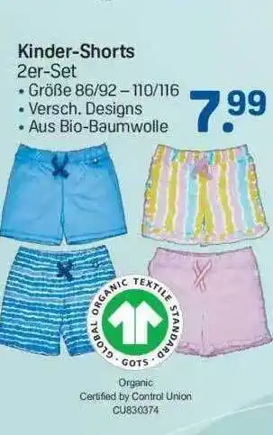 Rossmann Kinder Shorts Angebot