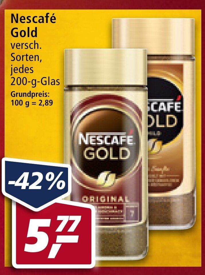 Alle Nescafe gold Angebote Entdecken Sie das günstigste Nescafe gold
