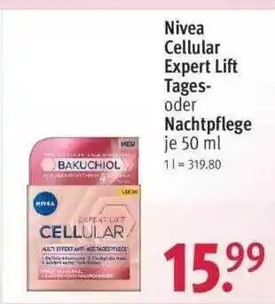 Rossmann Nivea Cellular Expert Lift Tafes Oder Nachpflege Angebot