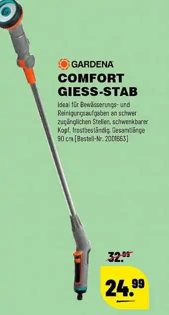 Leitermann Baumarkt Gardena Comfort Giess Stab Angebot