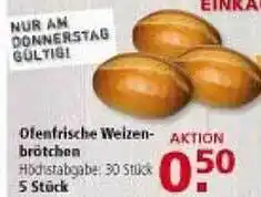 Multi Markt Ofenfrische Weizenbrötchen Angebot