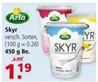 Multi Markt Arla Skyr 450 g Becher Angebot