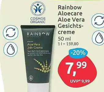 Budni Rainbow Aloecare Aloe Vera Geischtscreme Angebot