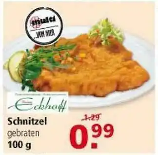 Multi Markt Eckhoff Schnitzel 100g Angebot