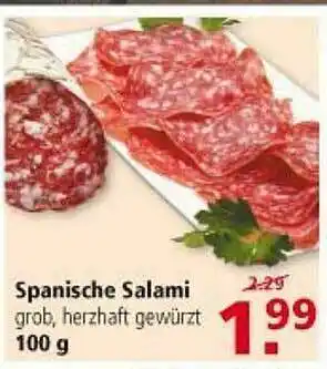 Multi Markt Spanische Salami 100g Angebot