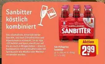 REWE Kaufpark San Pellegrino Sanbitter Angebot