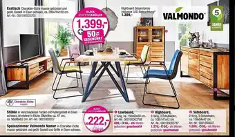 Opti Wohnwelt Esstisch, Stühle, Speisezimmer Valmondo Namur Angebot