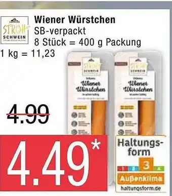 Marktkauf Stroh Wiener Würstchen Angebot