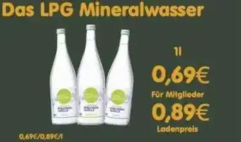 LPG Biomarkt Das Lpg Mineralwasser Angebot