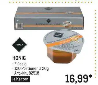 METRO Rioba Honig Angebot