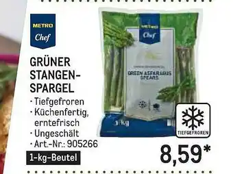 METRO Metro Chef Grüner Stangen-spargel Angebot