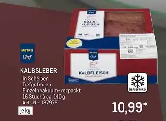 METRO Metro Chef Kalbsleber Angebot