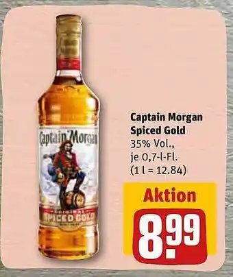 REWE Kaufpark Captain Morgan Spiced Gold Angebot