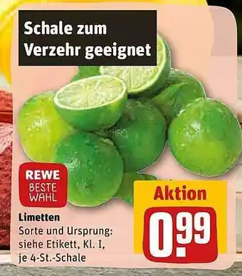 REWE Kaufpark Rewe Beste Wahl Limetten Angebot