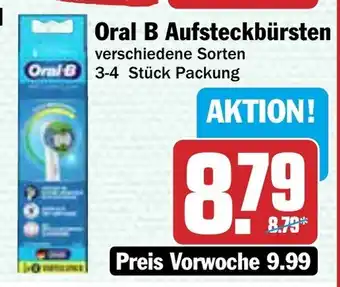 AEZ Oral-B Aufsteckbursten 3/4st Angebot