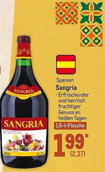 METRO Spanien Sangria Angebot