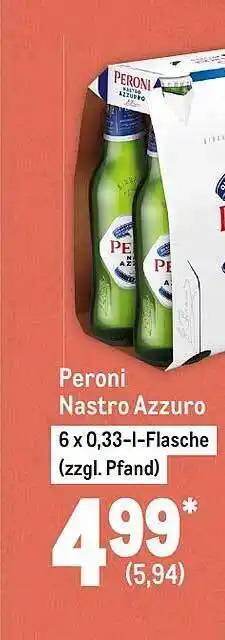 METRO Peroni Nastro Azzuro Angebot