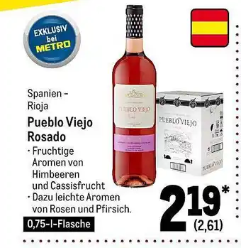 METRO Spanien - Rioja Pueblo Viejo Rosado Angebot