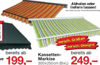 Jawoll Kassetten Markise Angebot