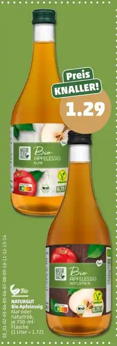 PENNY Naturgut bio apfelessig Angebot