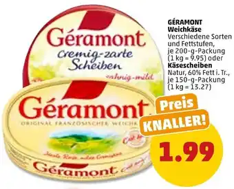 PENNY Géramont weichkäse oder käsescheiben Angebot