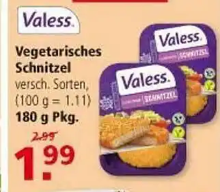 Multi Markt Valess Vegetarisches Schnitzel 180g Angebot