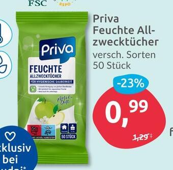Budni Priva feuchte allzwecktücher Angebot