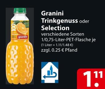 Famila Nord Ost Granini trinkgenuss oder selection Angebot