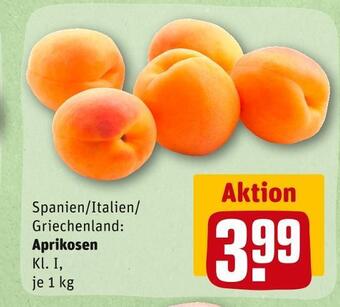 REWE Aprikosen Angebot