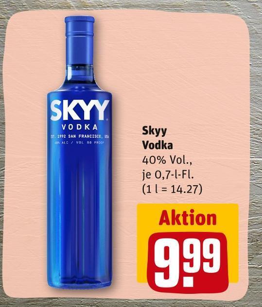 Skyy vodka Angebot bei REWE
