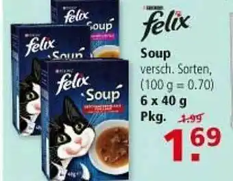 Multi Markt Felix Soup 6x40g Angebot